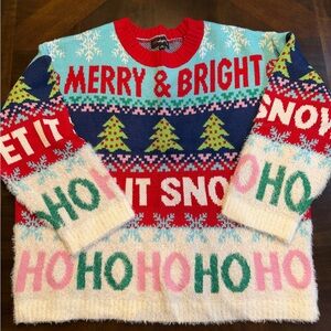 Festive Holiday Sweater - Merry & Bright